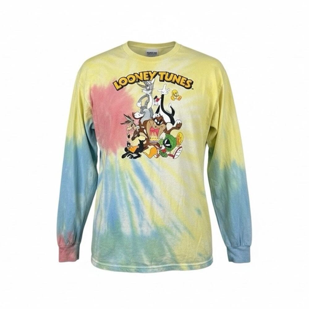 Looney Tunes Tie Dye Graphic Long Sleeve Shirt XL